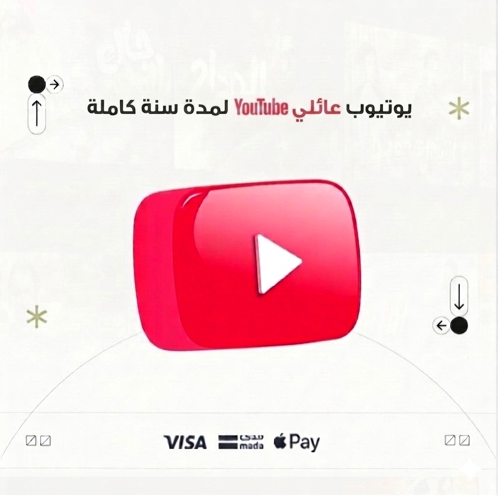YouTube Premium | Family 1 Year